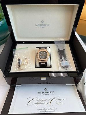Patek Philippe Nautilus Black Dial Ref #5712R-001