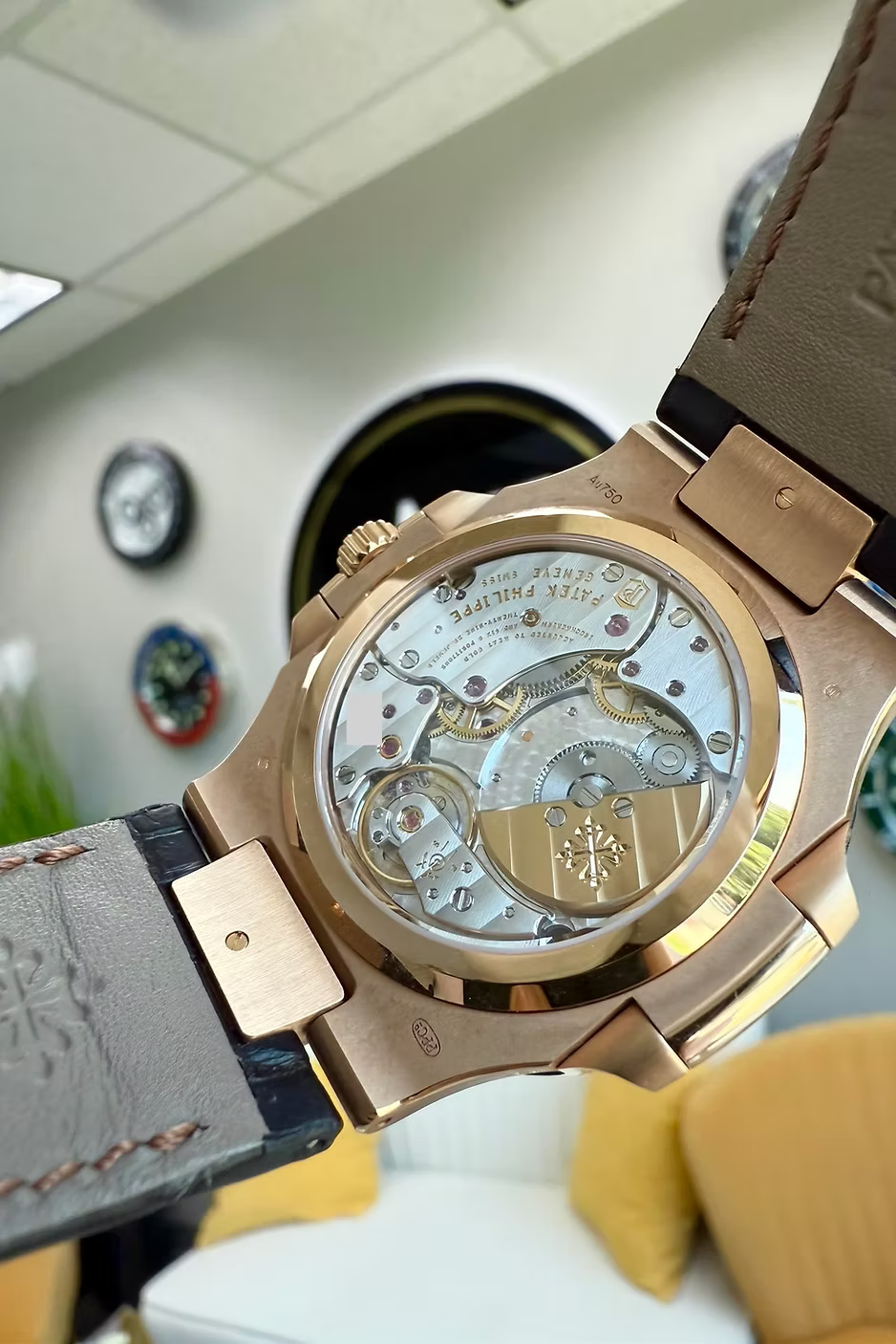 Patek Philippe Nautilus Black Dial Ref #5712R-001
