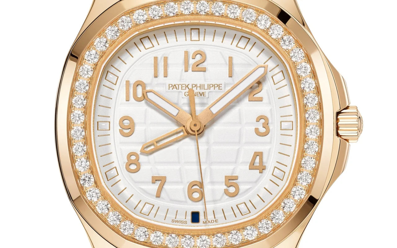 Patek Philippe Aquanaut Ladies White Dial Rose Gold Aquanaut Luce Travel 5269/200R