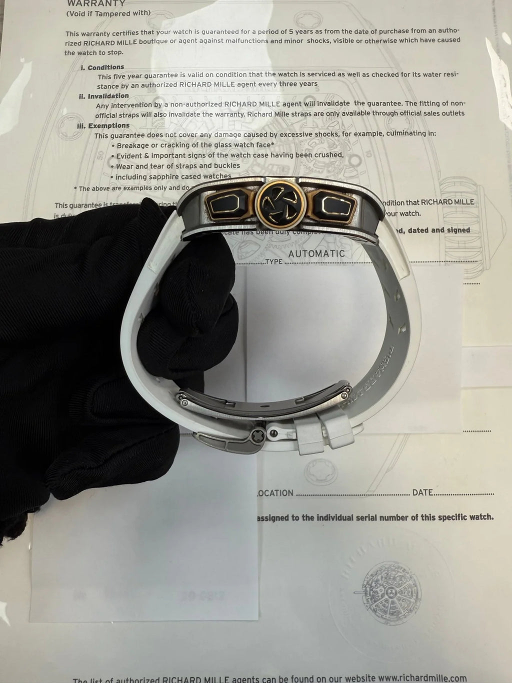 Richard Mille Automatic Winding Lifestyle Flyback Chronograph Titanium Rm 72-01