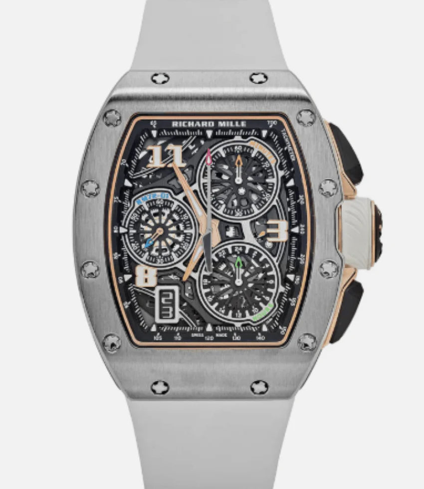 Richard Mille Automatic Winding Lifestyle Flyback Chronograph Titanium Rm 72-01
