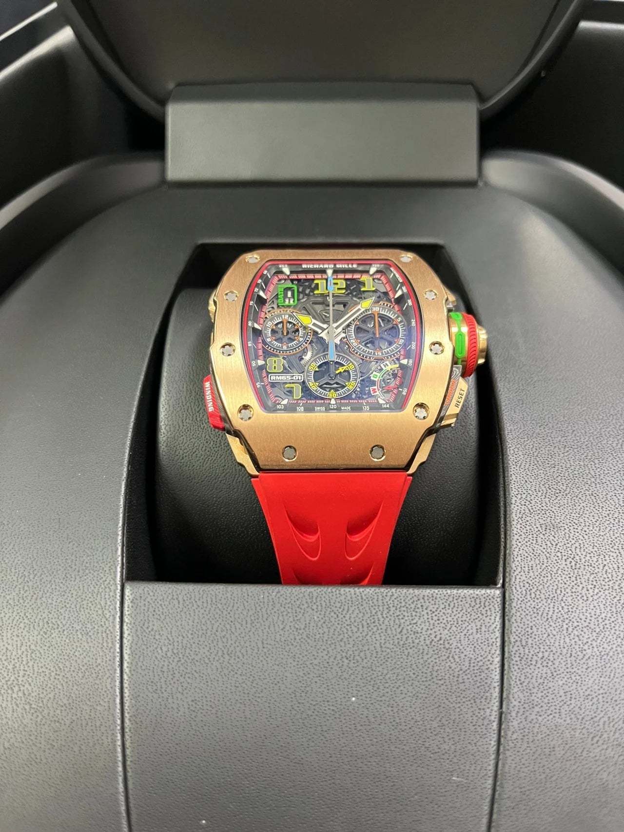 Richard Mille RM 65-01 Automatic Chronograph Full Rose Gold